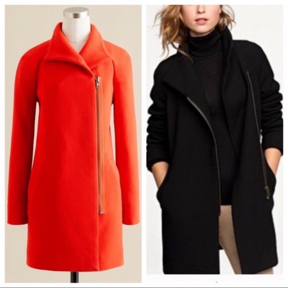 J Crew Double Cloth Envelope Coat. Italian. Wool. Size 4 - Picture 3 of 16